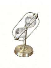 Load image into Gallery viewer, ROTATING BRASS HOURGLASS

