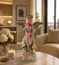 Load image into Gallery viewer, PINK DRIP ANGEL SCULPTURE
