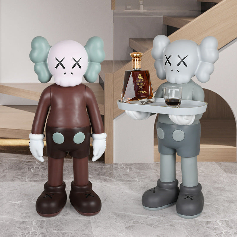 Large KAWS two-handed tray