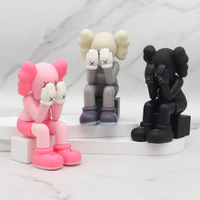 Load image into Gallery viewer, KAWS Figure Statue Collection(sitting posture 2),Action Figure Toy Ornaments(Mini size)
