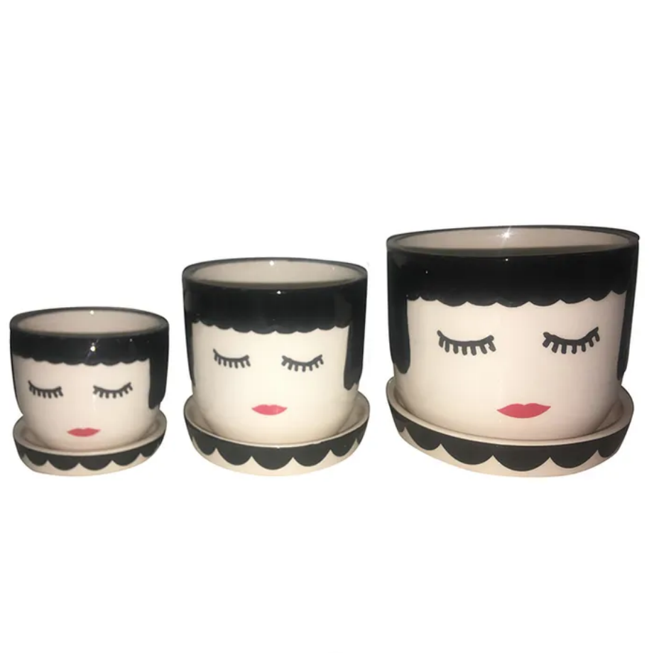 MADGE S/3 CERAMIC POT