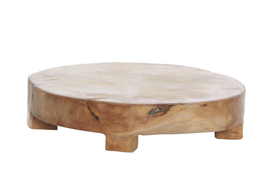 wood round board med
