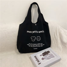 Load image into Gallery viewer, Simple style canvas bag
