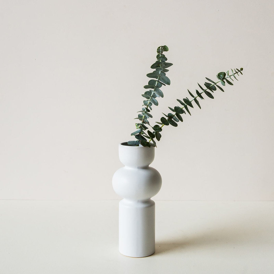 Klein Vase -Matt White